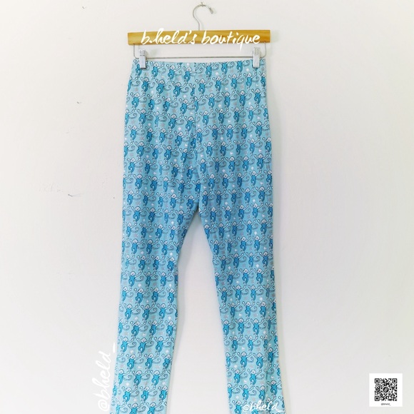 Roller Rabbit Star Monkey Pajamas in Blue Silver Size Small (S) Brand New NWT - Picture 13 of 16